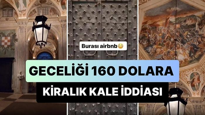 İtalya'da Airbnb ile Geceliği 160 Dolara Kiralanabilen Kaleyi Gösterdiği İddia Eden Görüntüler