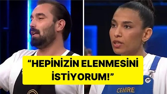 MasterChef'te Cemre'nin Tabağı Geçen Metin'i Potaya Atması Ortalığı Karıştırdı