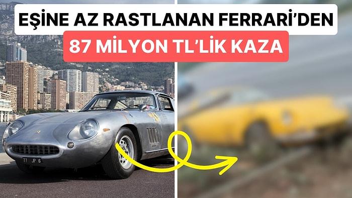 60 Yaşındaki Efsane Pert Oldu: 87 Milyon TL Değerindeki Ferrari 275 GTB Kaza Sonucu Kullanılamaz Hale Geldi!
