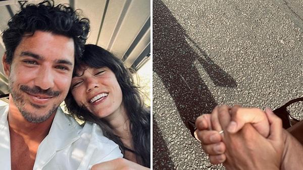 Pınar Deniz'in yaptığı paylaşımın ardından Kaan Yıldırım'ın sosyal medya hesabında paylaştığı fotoğraf serisindeki dikkat çeken "yüzük" detayı evlilik iddialarını güçlendirmişti.
