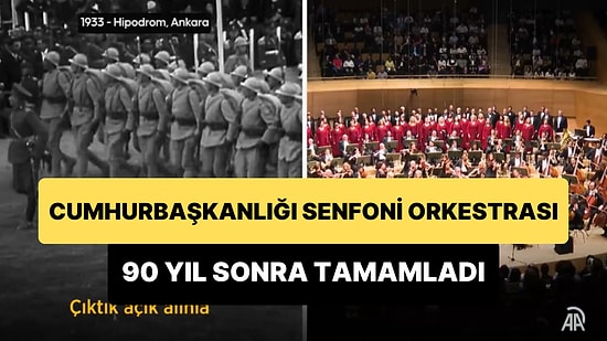 Cumhurbaşkanlığı Senfoni Orkestrası, 90 Yıl Sonra 10. Yıl Marşı'nın Arşiv Kaydını Tamamladı