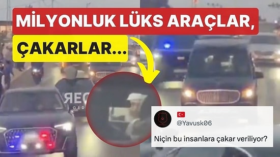 Menzil Şeyhinin Çakarlı Lüks Araç Konvoyu Sosyal Medyada Gündem Oldu!