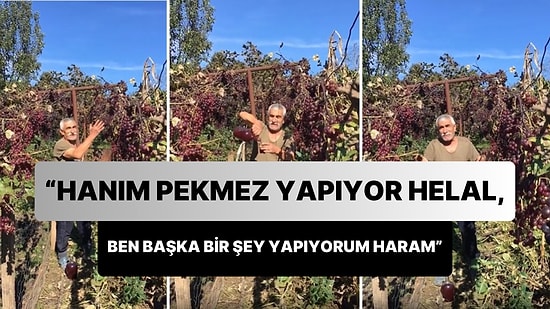 'Aklımın Almadığı Şeyler Var' Diyen Dayı: 'Hanım Pekmez Yapıyor Helal, Ben de Başka Bir Şey Yapıyorum Haram'