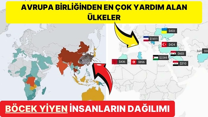 Her Biri Bin Kelimeye Değer Birbirinden Değerli Bu 15 Harita Hayata Olan Bakış Açınızı Değiştirecek!