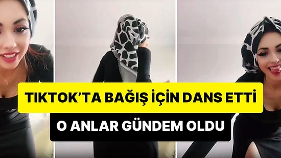 TikTok Canlı Yayınında İnsanların Bağış Yapması İçin Dans Eden Başörtülü Kadının Gündem Olan Görüntüleri