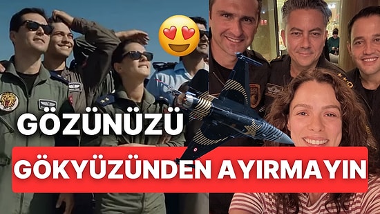 Özge Özpirinçci'den Tüylerimizi Diken Diken Eden SOLOTÜRK Paylaşımı
