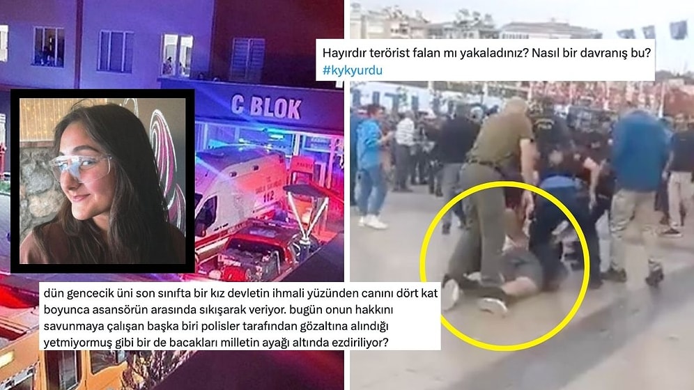 KYK'daki Asansör Yüzünden Hayatını Kaybeden Zeren'i Anmak İstediler, Ters Kelepçeyle Gözaltına Alındılar