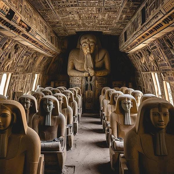 8. Antik zamanlarda uçakla seyahat. 😂