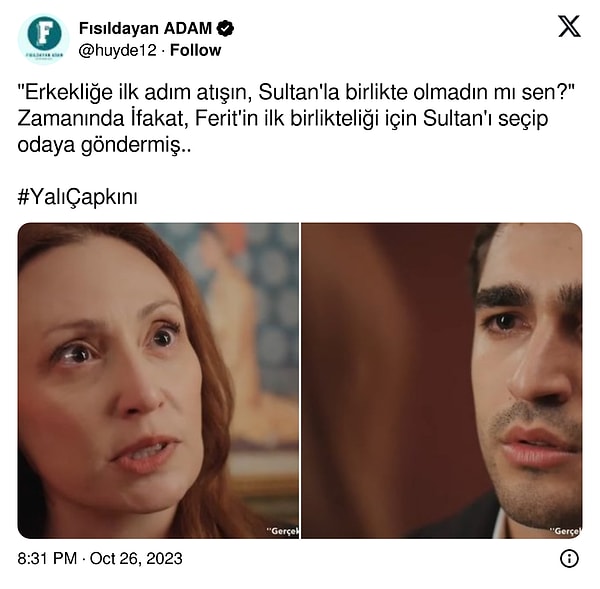 İzleyici de tüm bu olanlara Ferit kadar şok oldu ve sosyal medyada İfakat'ın kötülüğüne yorum yağdı.