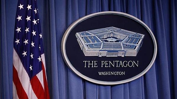 Pentagon'dan yapılan açıklamada şu ifadelere yer verildi;