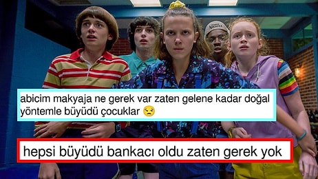 Beklerken Ağaç Olduğumuz Stranger Things'in 5. Sezonunda Oyuncuların Yaşının Makyajla Büyütülmesi Tepki Çekti