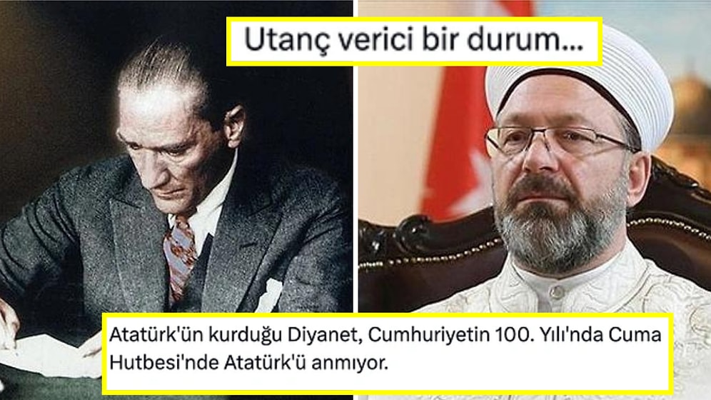Cumhuriyet İçin Verilen Cuma Hutbesinde Mustafa Kemal Atatürk'e Yer Verilmemesi Tepkilerin Odağında