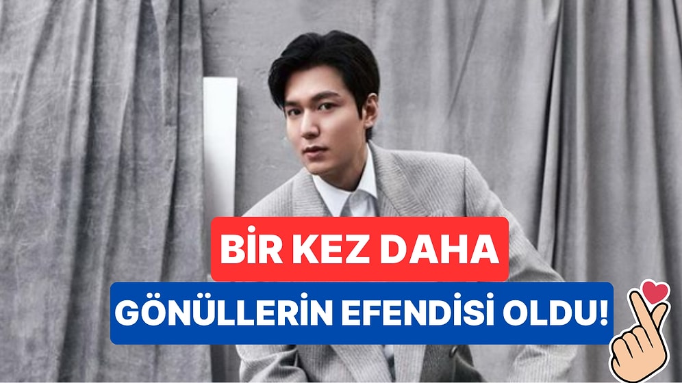 Koreli Aktör Lee Min Ho'nun Kurduğu Vakıf, Türkiye'deki Depremden Etkilenen Çocuklar İçin Bağış Çağrısı Yaptı!
