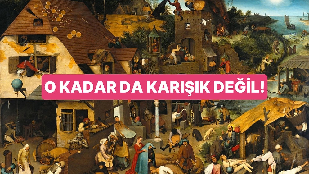 İçinde Yüz Yirmiden Fazla Atasözü ve Deyim Barındıran Bu Tabloyu Görmüş müydünüz?