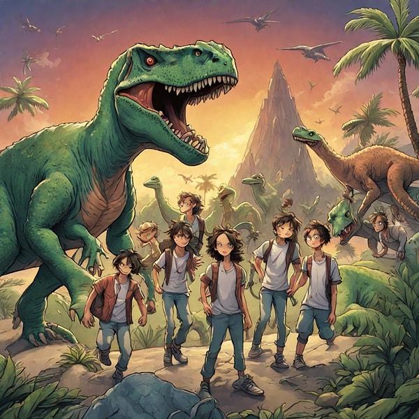 2. A group of dinosaurs create a park on an island and invite a bunch of high school students for a deadly competition.