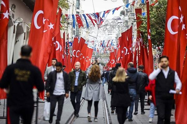 Ü. B. (33) Türk bayrağına çirkin bir saldırı gerçekleştirdi. Bayrakları devirip üstüne bastı. Çirkin saldırı sırasında çevredeki vatandaşlardan biri (Ü.B.)'ye tepki gösterdi.