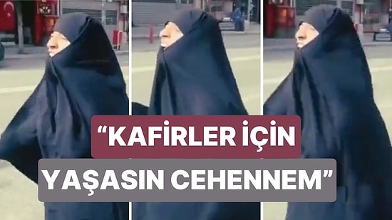 Bir Kadın 29 Ekim Kutlamaları Sırasında Hoparlörlerden Atatürk'ün Sesi Verilince Bağırarak Tepki Gösterdi