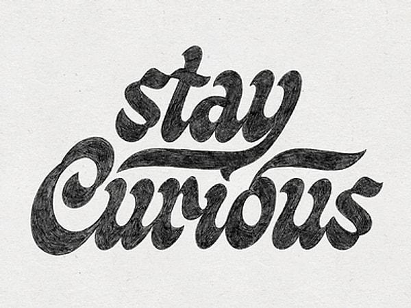15. Stay Curious