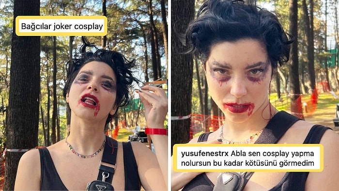 Halloween’de “Joker” Olmak İsteyen Merve Boluğur’un Tarzı Yine Dillere Düştü