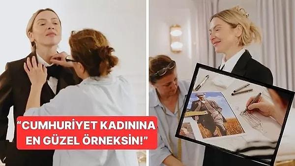 29 Ekim'de vereceği konser için Atatürk'ün en sevdiği iki kıyafetini tasarlatan Hadise, sosyal medya kullanıcılarının tüylerini diken diken etti..
