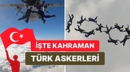 Türk Askerlerinin Cumhuriyetimizin 100. Yılını Gökyüzünde Kutladığı Anlar Göğsümüzü Kabarttı