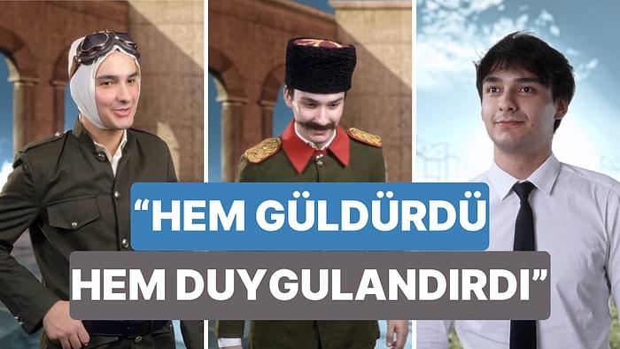Sosyal Medya Fenomeni Berk Keklik'ten Hem Güldüren Hem Duygulandıran Cumhuriyet Bayramı Skeci