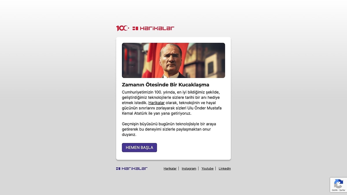 Bu Yapay Zeka Arac� Atat�rk ile Foto�raf�n�z� Olu�turuyor!