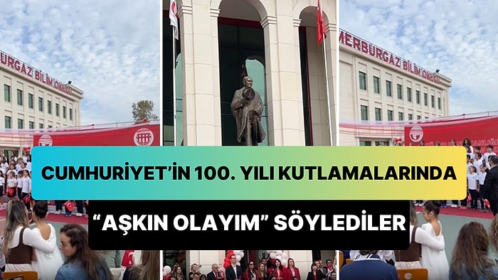 Ertem Şener Paylaştı: Cumhuriyet'in 100. Yılı Kutlamalarında 'Aşkın Olayım' Söyleyen Çocuklar