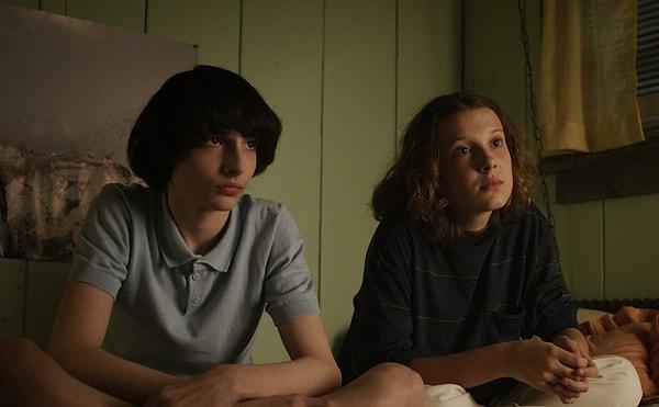 Millie Bobby Brown with Finn Wolfhard