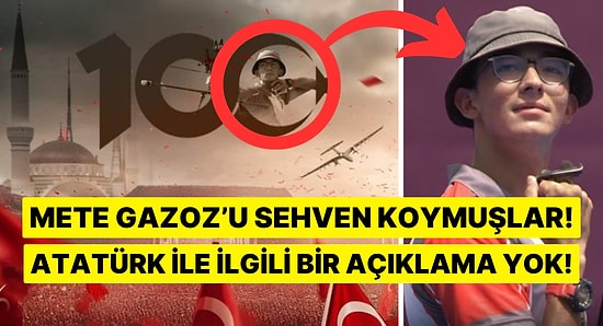 100. Yılda Atatürksüz Paylaşım Yapan TVNET'ten "Mete Gazoz" Savunması!