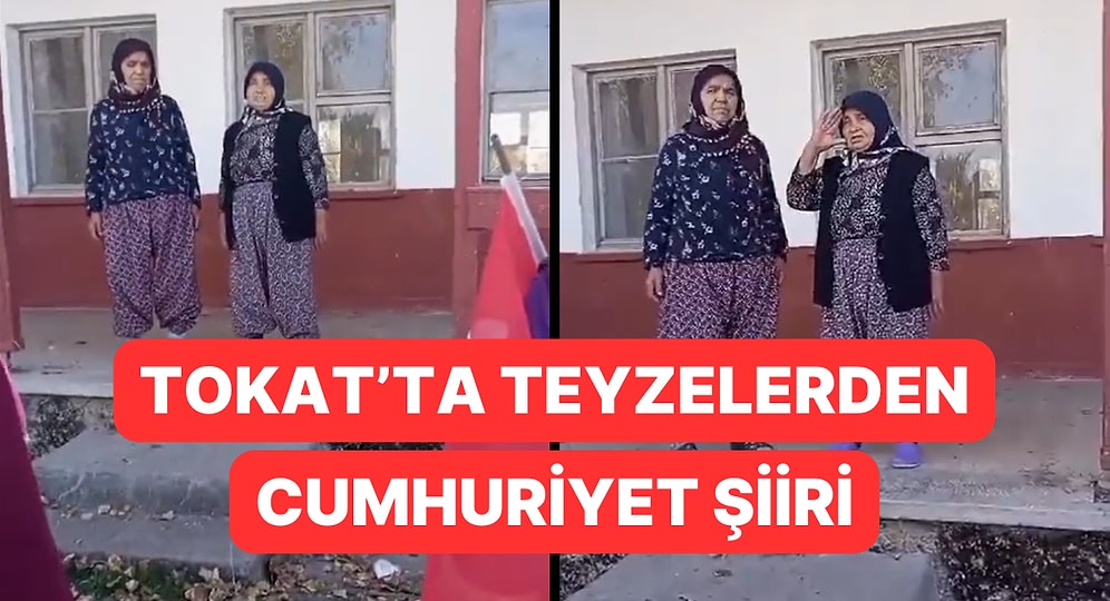 Köyde Çocuk Olmadığı için 100. Yıl Kutlamalarında Ezberledikleri Şiirleri Okudular!