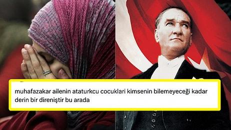 Muhafazakar Annesine Atatürk'ü Sevdirmeye Çalışan Gencin Yaptığı Paylaşım Duygulandırdı!