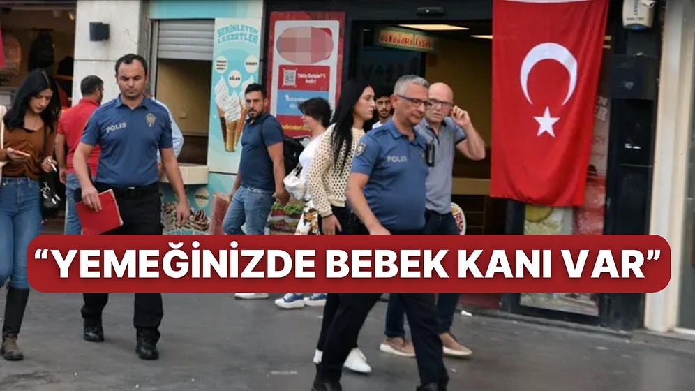 Fast Food Restoranında Dehşet Yarattı : "Yemeğinizde Bebek Kanı Var"