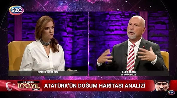 Bitmedi... Astrolog Öner Döşer ise Atatürk'ün Balık burcu olduğunu savunuyor. Yeni kitabı "Dünya Astrolojisi, Türkiye"de de belirten Döşer, "Atatürk, 12 Mart 1881 doğumlu bir Balık burcu" diyor.