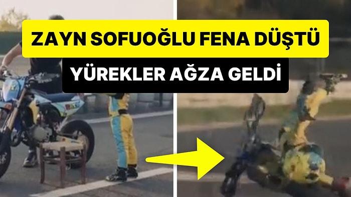 4 Yaşındaki Zayn Sofuoğlu İlk Kez Kullandığı Vitesli Motosikletten Fena Halde Düştü, Yürekler Ağza Geldi