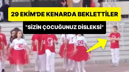 Afyonkarahisar'da Vicdanları Yaralayan Görüntü: Disleksisi Olan Öğrenci Kutlamalarda Kenarda Bekletildi