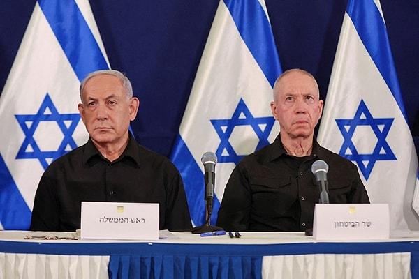 Tüm bu çağrıların ardından Binyamin Netanyahu, Tel Aviv'deki Kirya askeri üssünde basın toplantısı düzenledi.