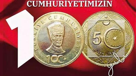 Darphane Duyurdu: Cumhuriyet’in 100’üncü Yılına Özel 5 TL Basıldı