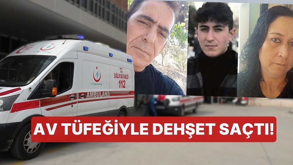 Av Tüfeğiyle Dehşet Saçtı! Kardeşi, Eniştesi ve Yeğenini Öldürdü