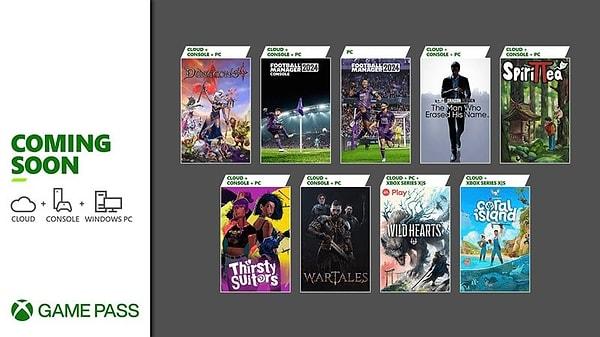 Xbox Game Pass'e 2023'ün Kasım ayında eklenecek tüm oyunlar ve tarihleri ise şu şekilde: