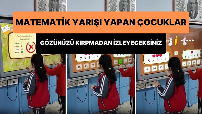 İnanılmaz Bir Geri Dönüş! Matematik Yarışı Yapan Çocukların Gözünüzü Kırpmadan İzleyeceğiniz Muhteşem Anları