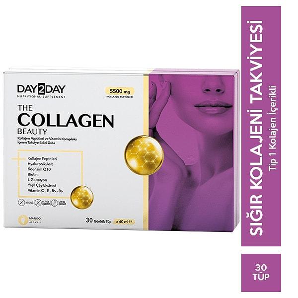 1. Day2Day The Collagen Beauty - 30 Tüp x 40 ml Mango Aromalı Kolajen