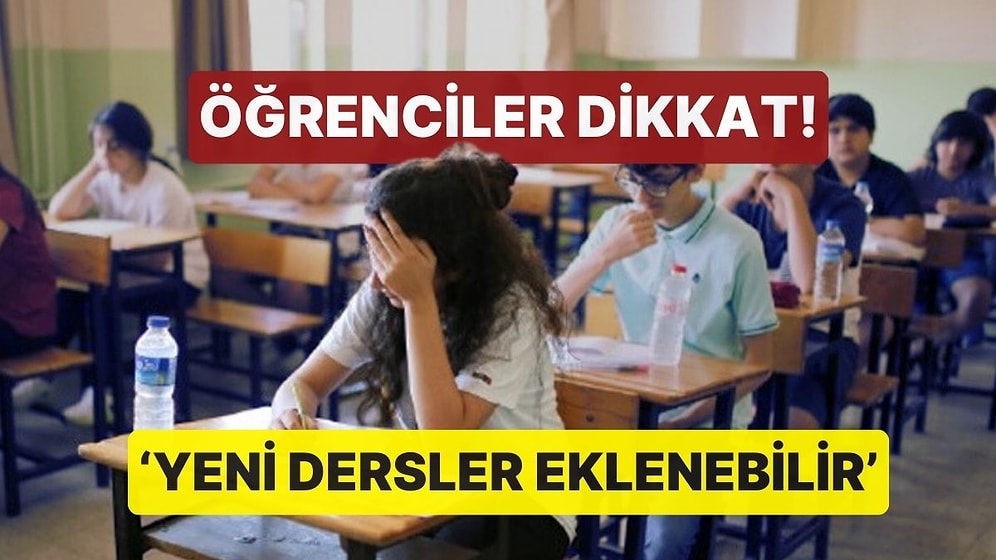 Öğrenciler Dikkat! Bakan Tekin, Okullarda Müfredatın Değişeceğini Açıkladı