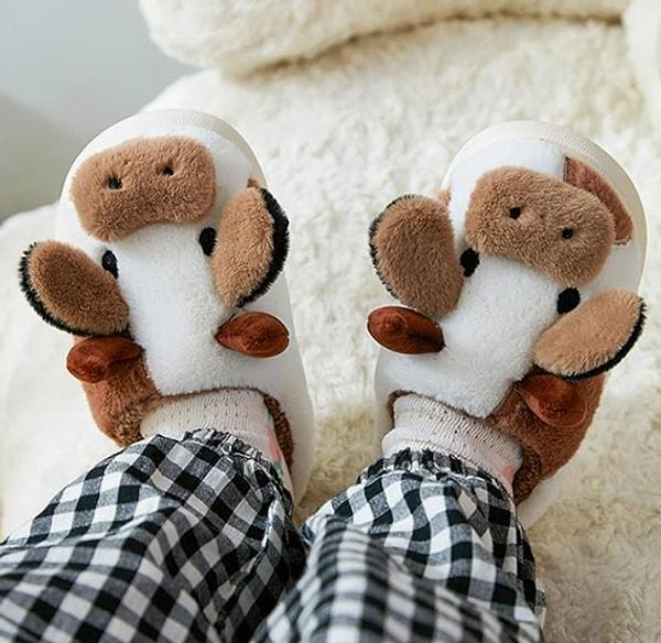5. Ayaklarını soğuk kış günlerinde sıcacık tutacak bir terliğe ne dersiniz?