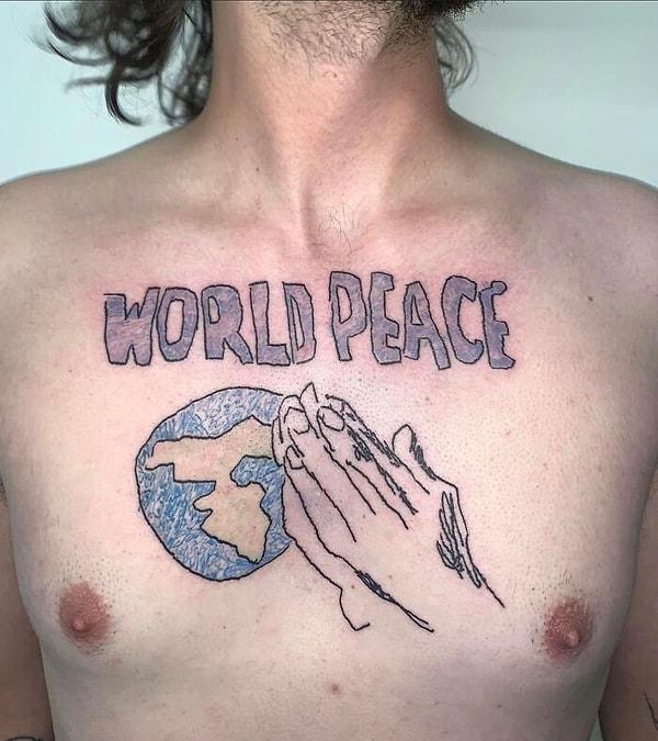 11. "Dünya barışı."