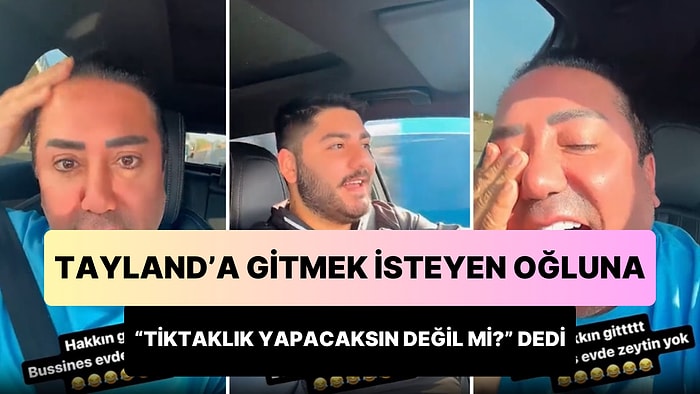 Murat Övüç'ten Tayland'a Gitmek İsteyen Oğluna: 'Orada Tiktaklık Yapacaksın Değil mi?'