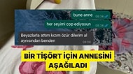 Tişörtünün Rengi Attığı İçin Annesine Zorbalık Yapıp Özür Dileten Evlada Tepki Yağdı