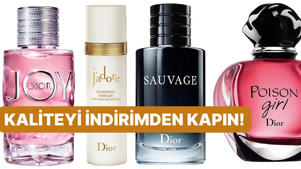 Dior Parfümlerde Sepette %25 İndirim Fırsatıyla İmzan Olacak Kokular