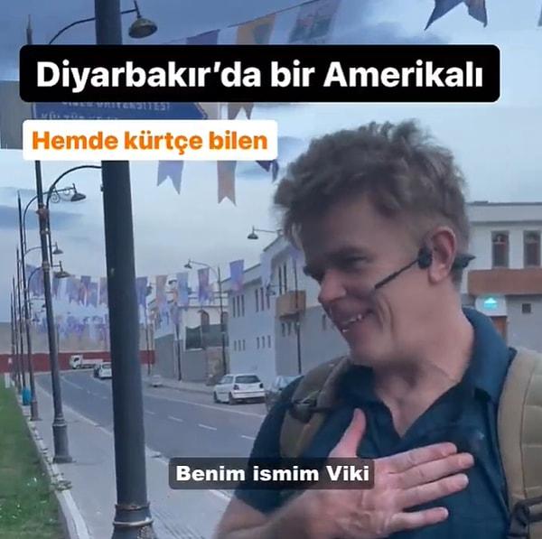 Kürtçe, İngilizce ve İspanyolca konuşabilen o adamın Diyarbakır'daki görüntüleri sosyal medyada viral olurken, 'Acaba ajan mı?' iddialarına neden oldu.