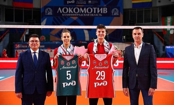 Rusya Ligi takımlarından Lokomotiv Kaliningrad'ın yeni transferleri Ebrar Karakurt ve Mina Popovic uyumu diyoruz, başka bir şey demiyoruz...